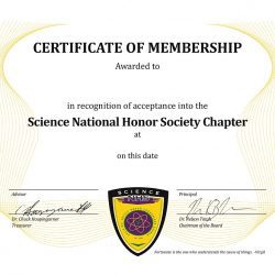 Membership Certificates